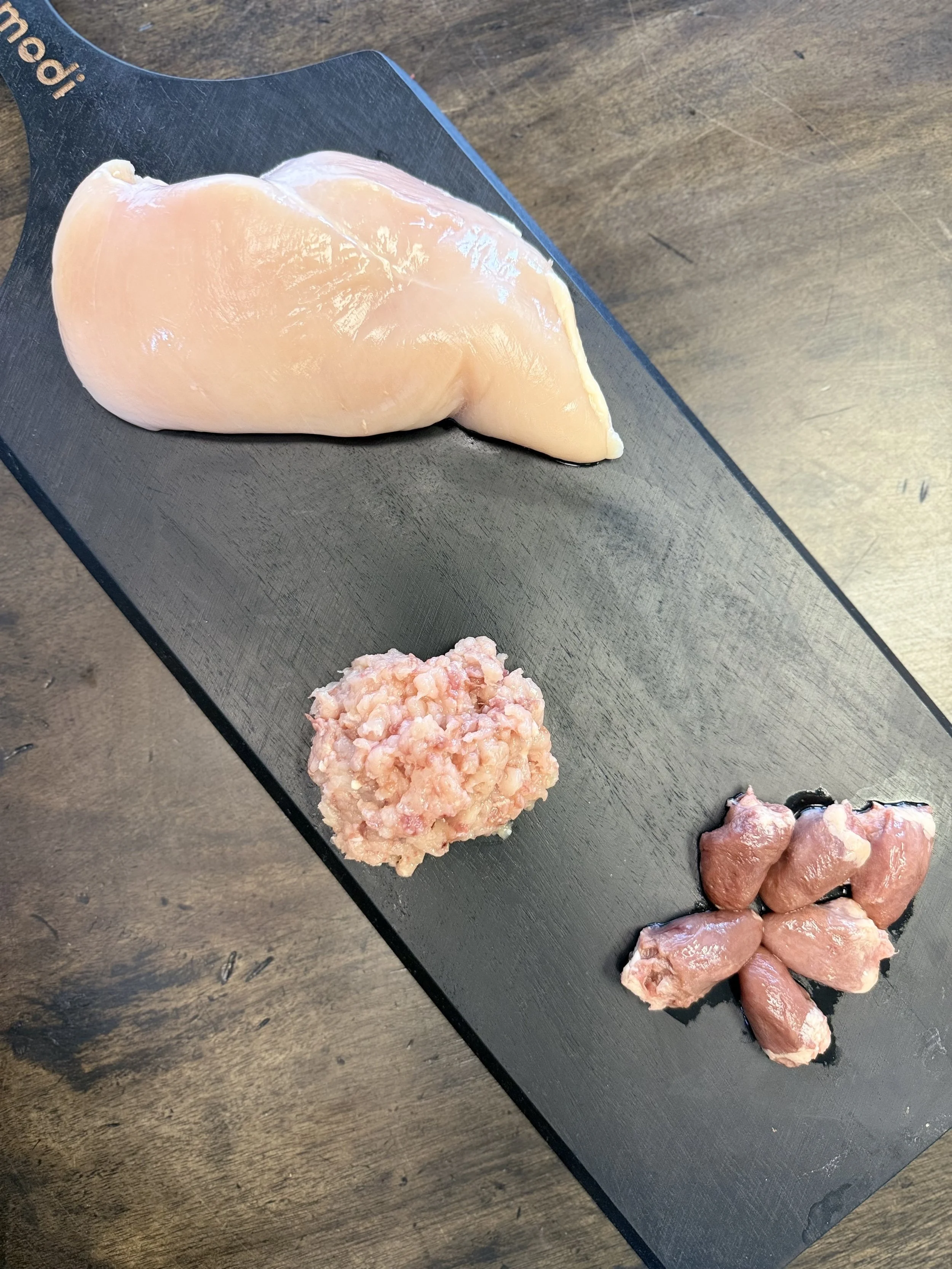 Raw chicken with heart boneless blend for cats natural taurine support single protein raw feeding option