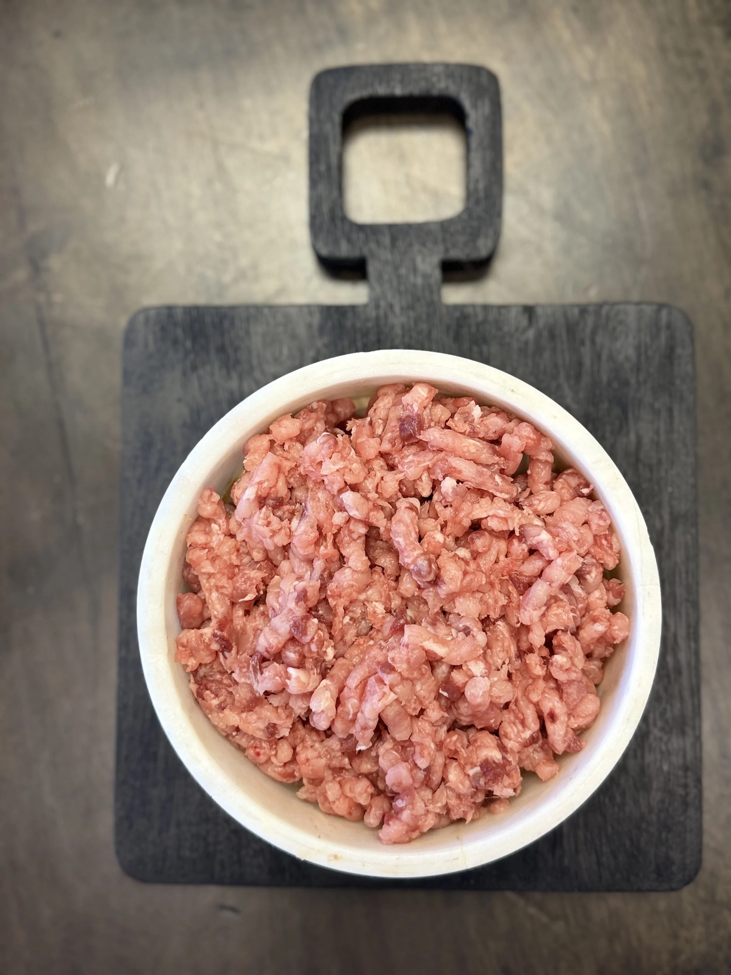 Pasture raised pork with heart raw cat food single protein option