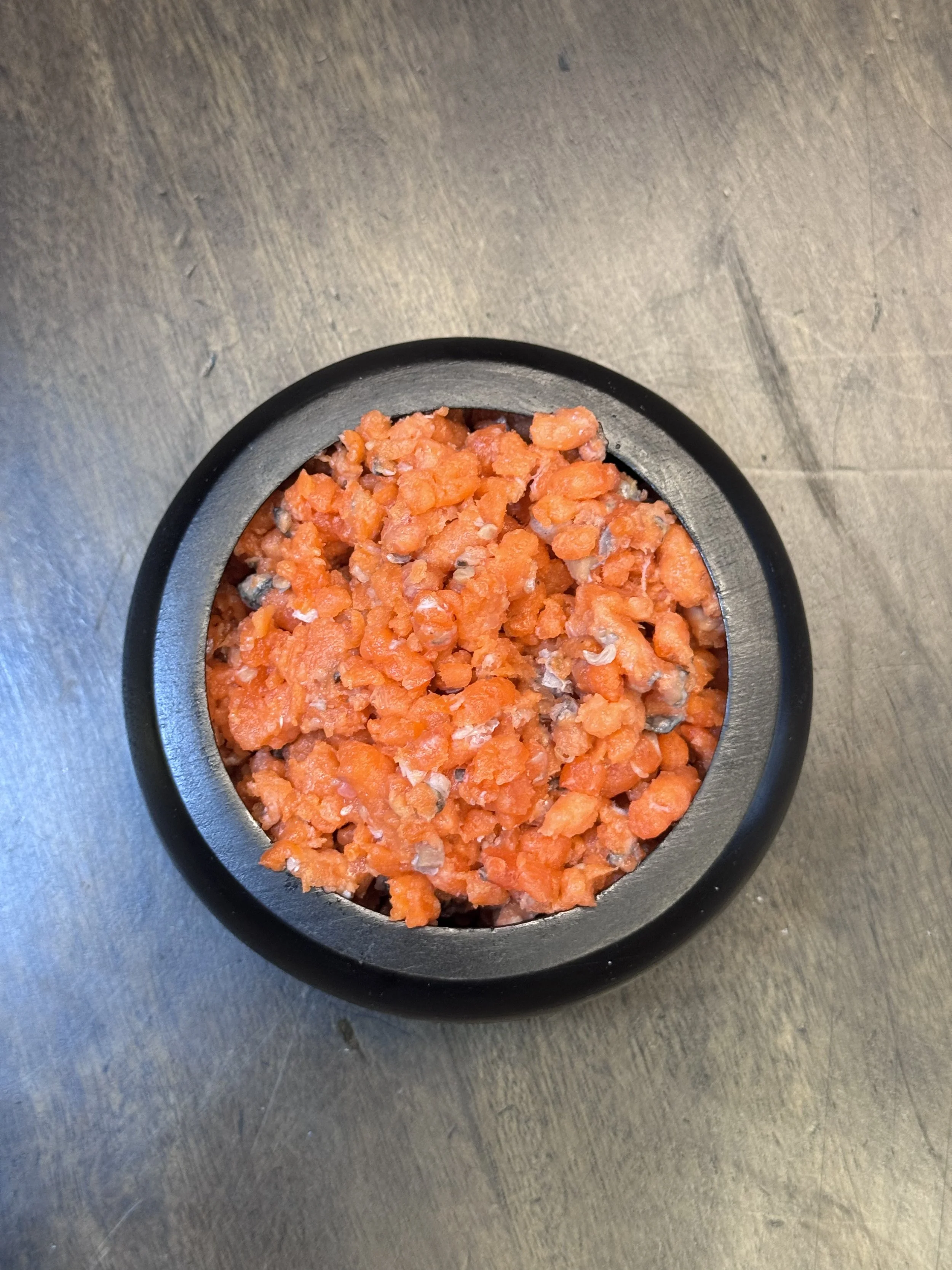 Salmon grind for raw feeding – natural fish protein for dogs and cats