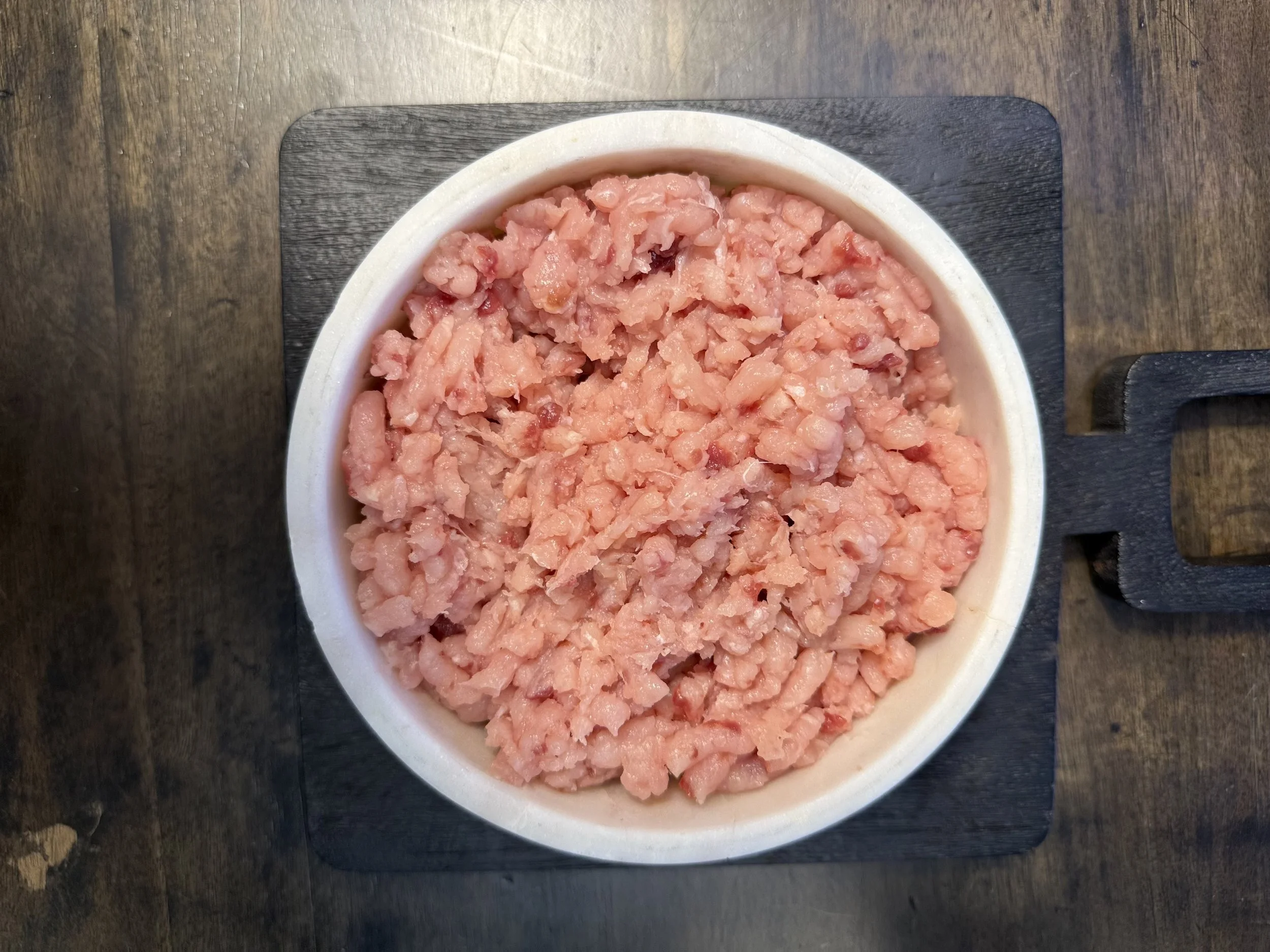 Boneless turkey with heart raw pet food free range single protein blend