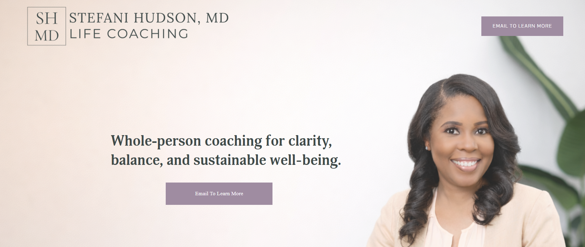 Stefani Hudson MD Life Coaching