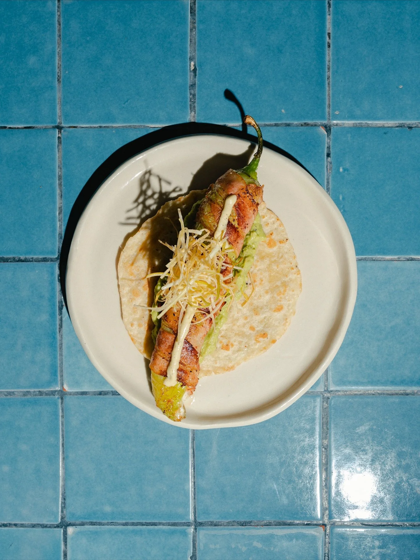 &iexcl;Hola! Le presentamos el nuevo taco de chile g&uuml;ero.