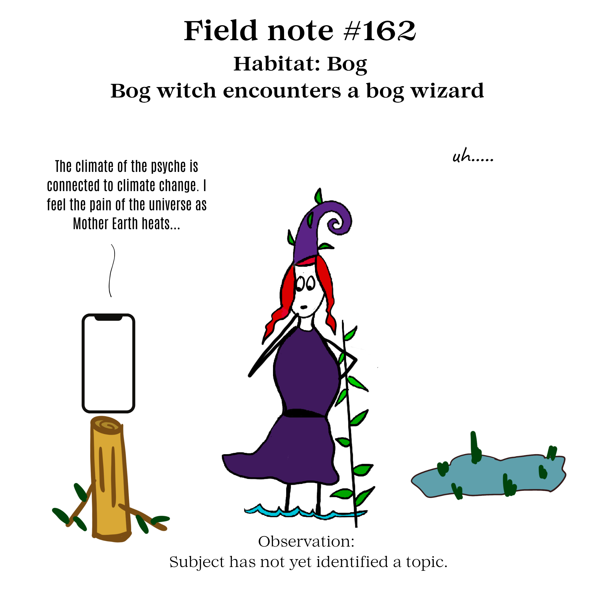 Bog witch discovers online dating 