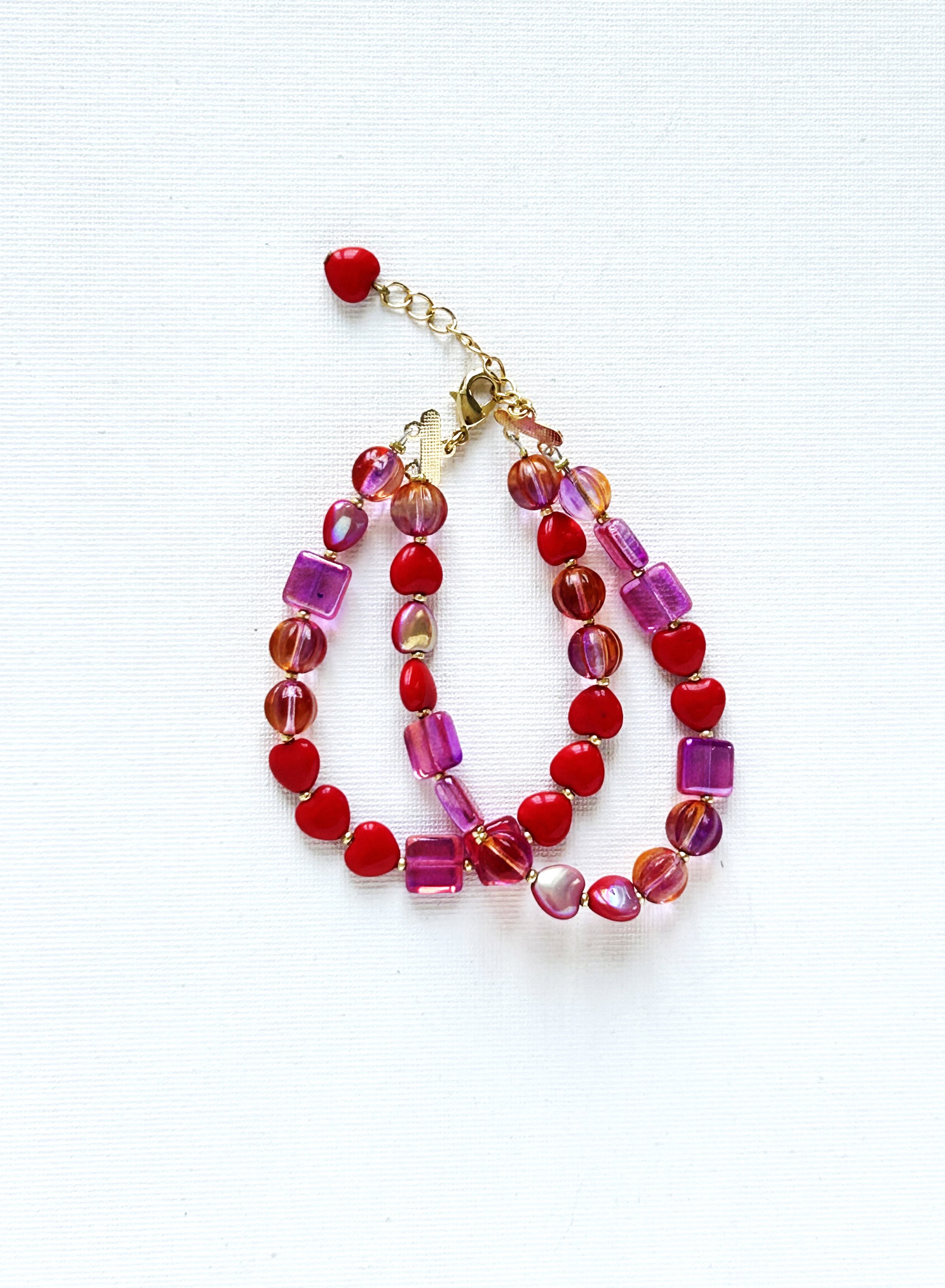 Red Iridescence Bracelet