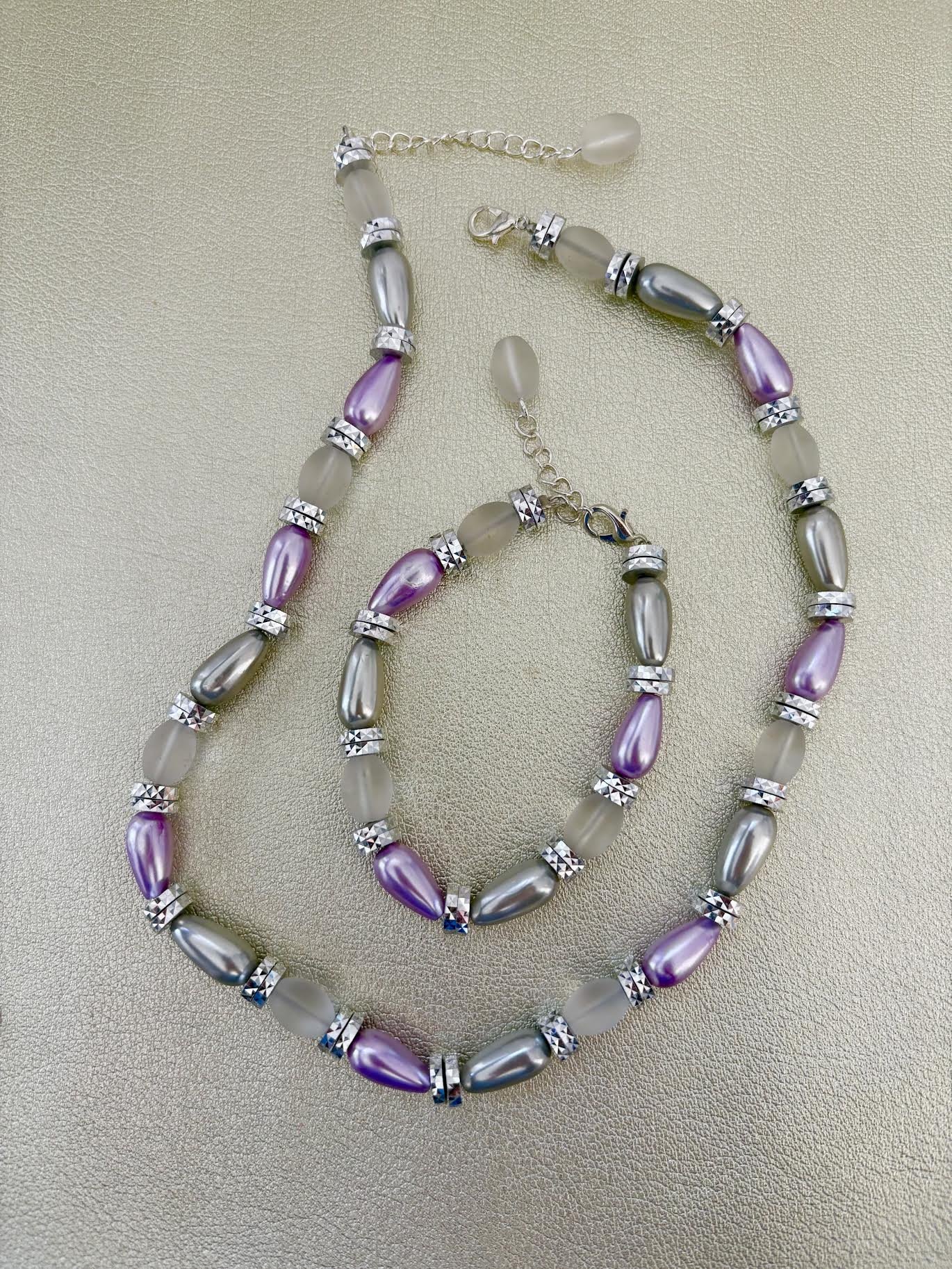 Purple Pearl Bracelet