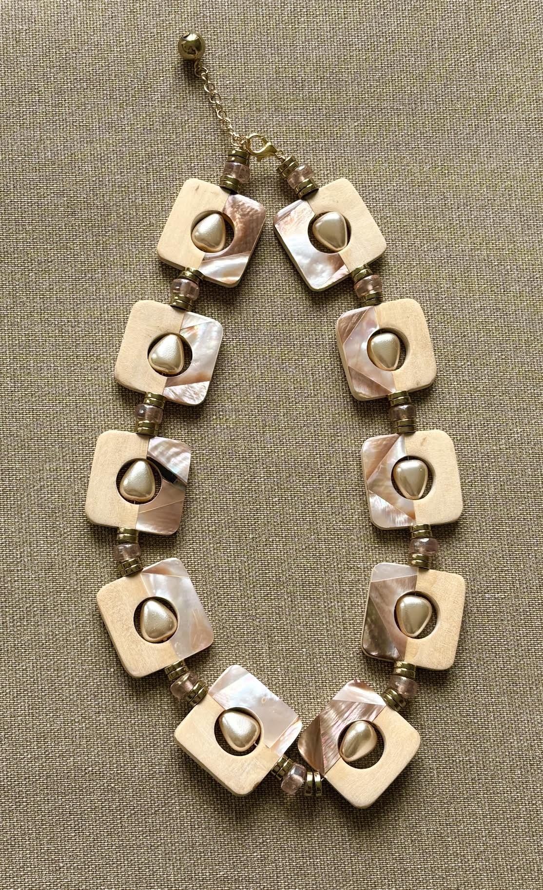 Square Wood Pearls