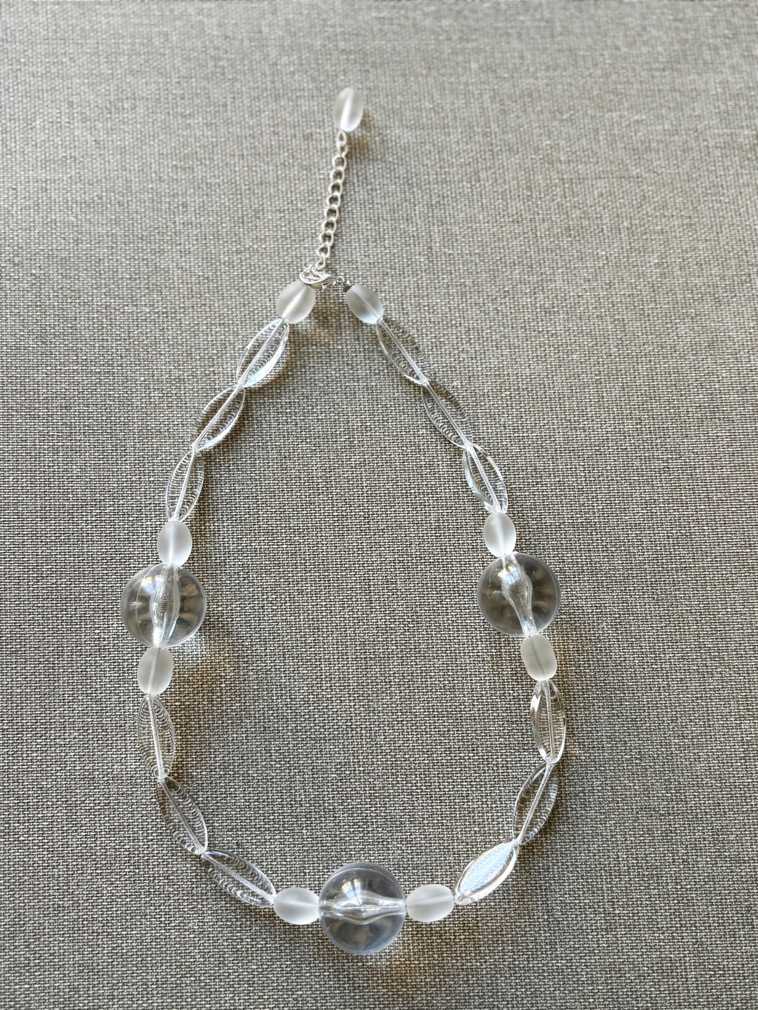 Clear Powerball Necklace