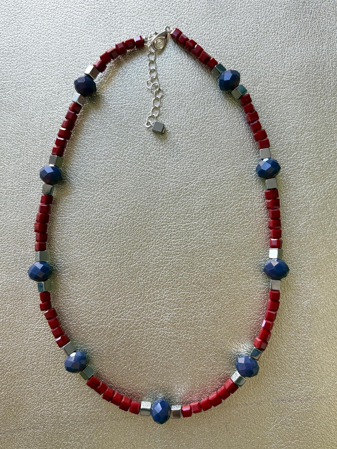 Red Purple Necklace