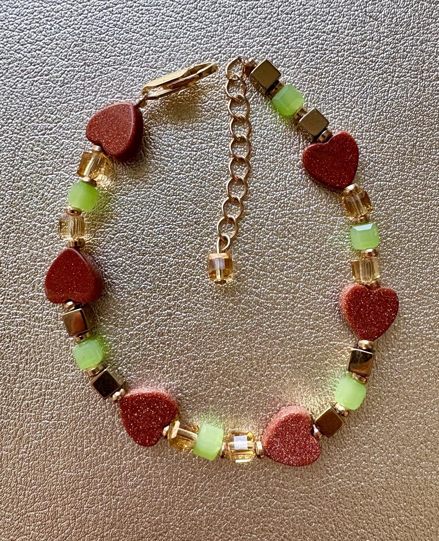 Cinnamon Hearts Bracelet