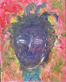 The fool - Huile sur toile 25 x 20 cm