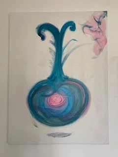 The Oignon - Acrylique 60 x 40 cn
