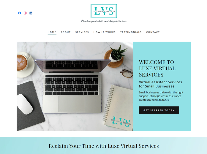 virtual assistant services new website