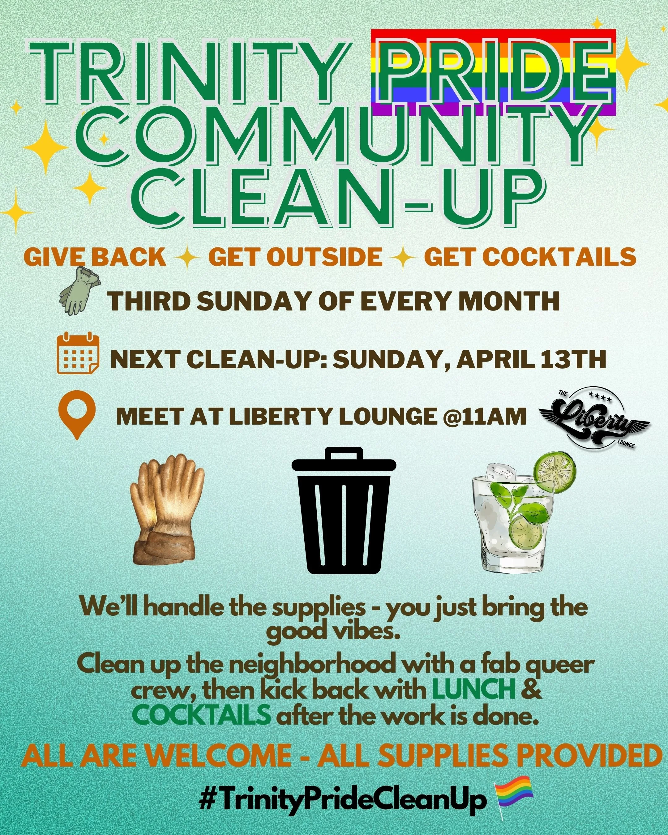 TRINITY PRIDE COMMUNITY CLEAN-UP