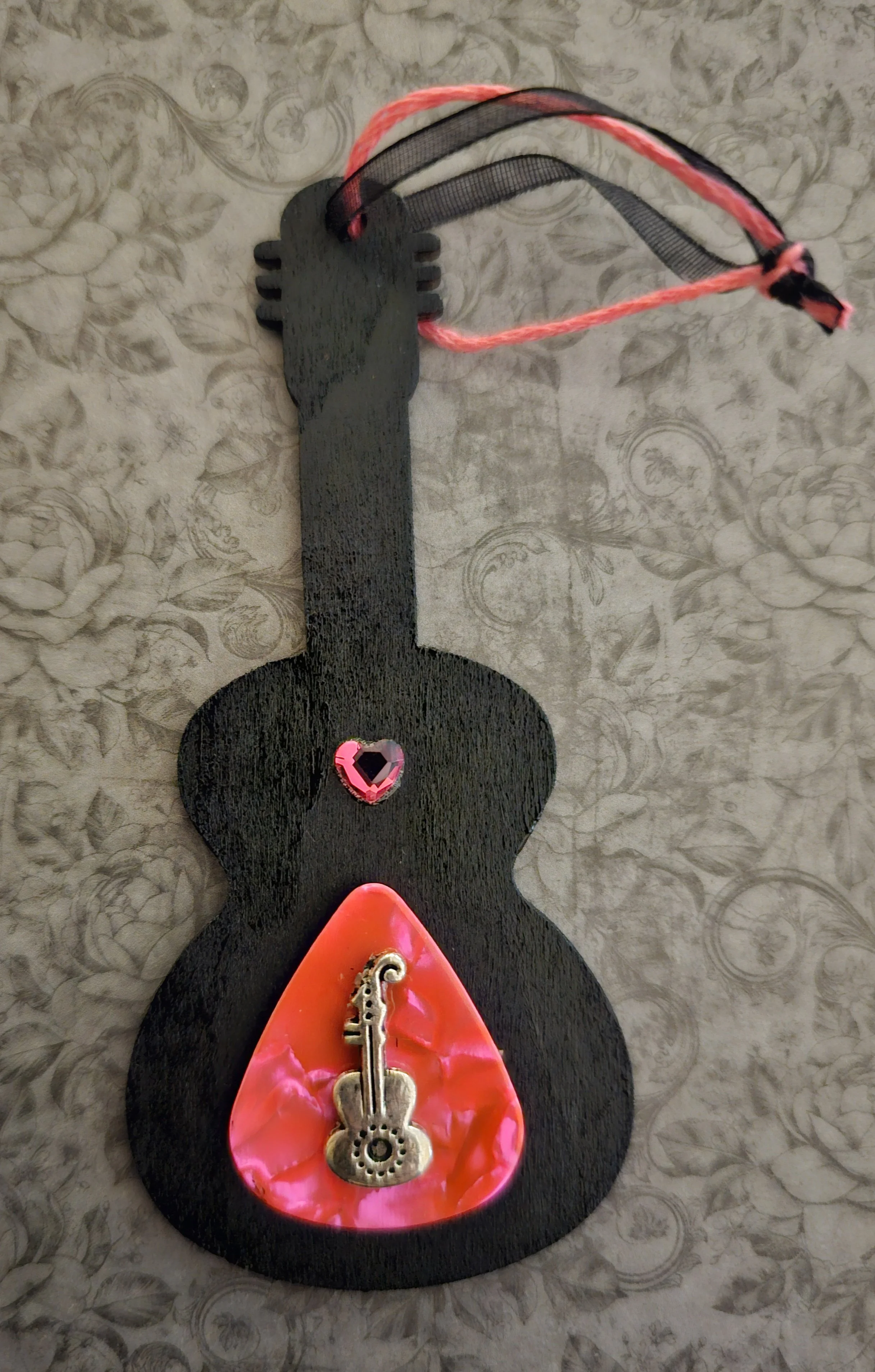pink and black guitar ornament.jpg