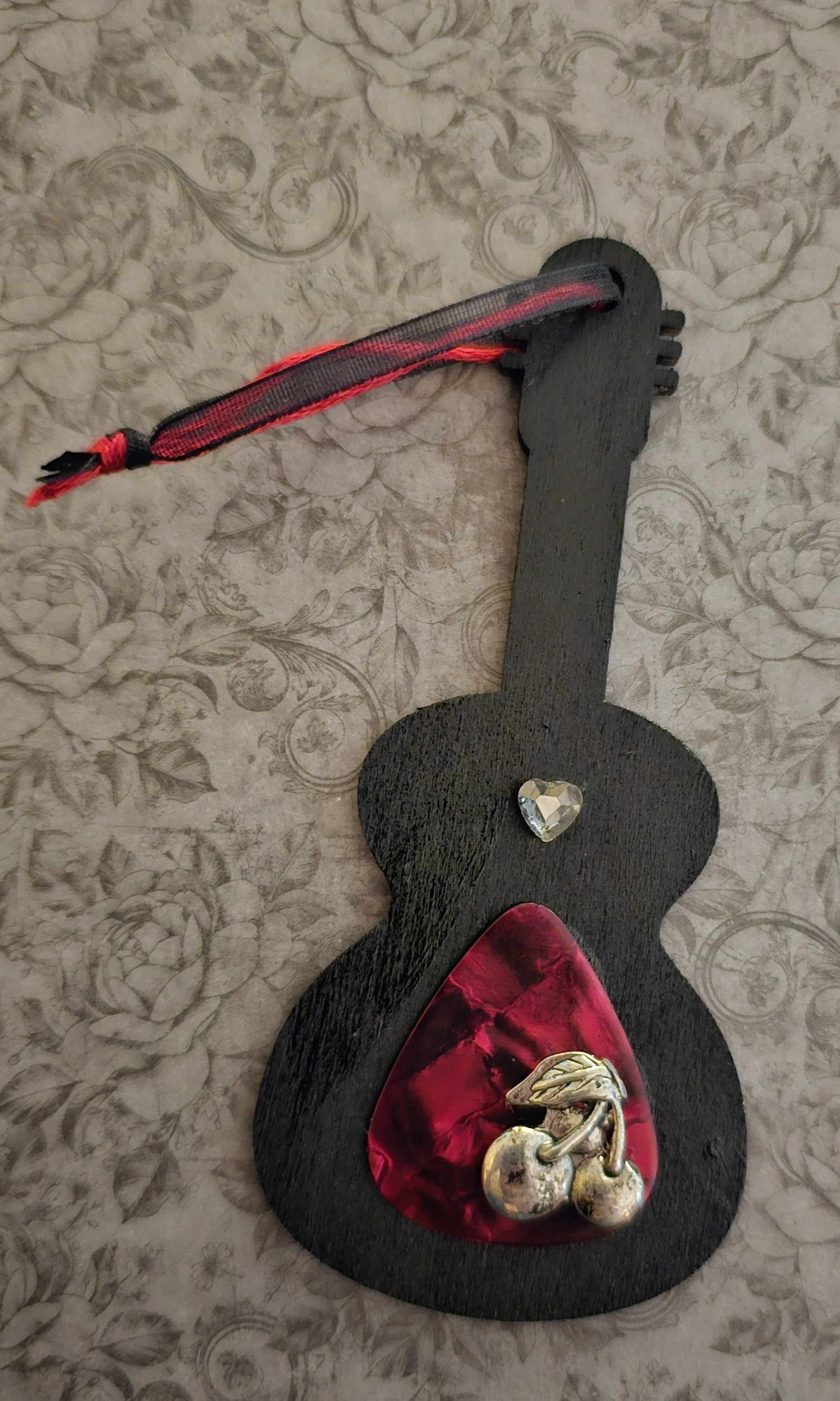 cherry red guitar pick ornament.jpg