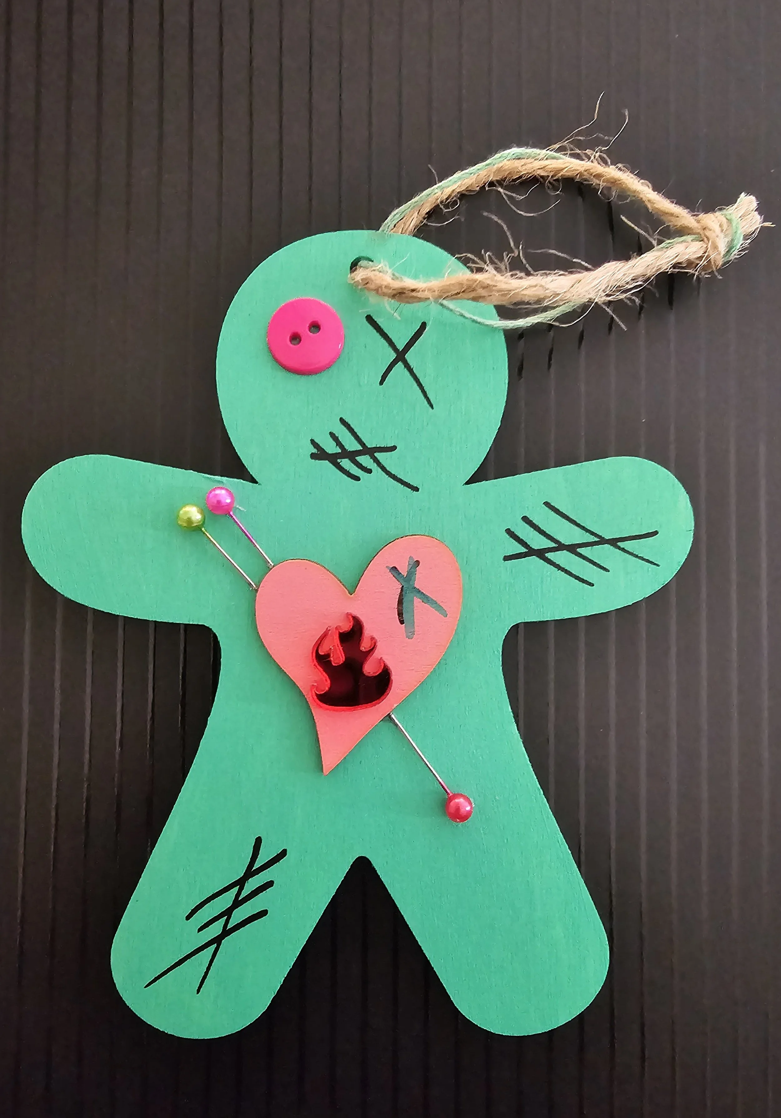 red flame green voodoo doll ornament.jpg