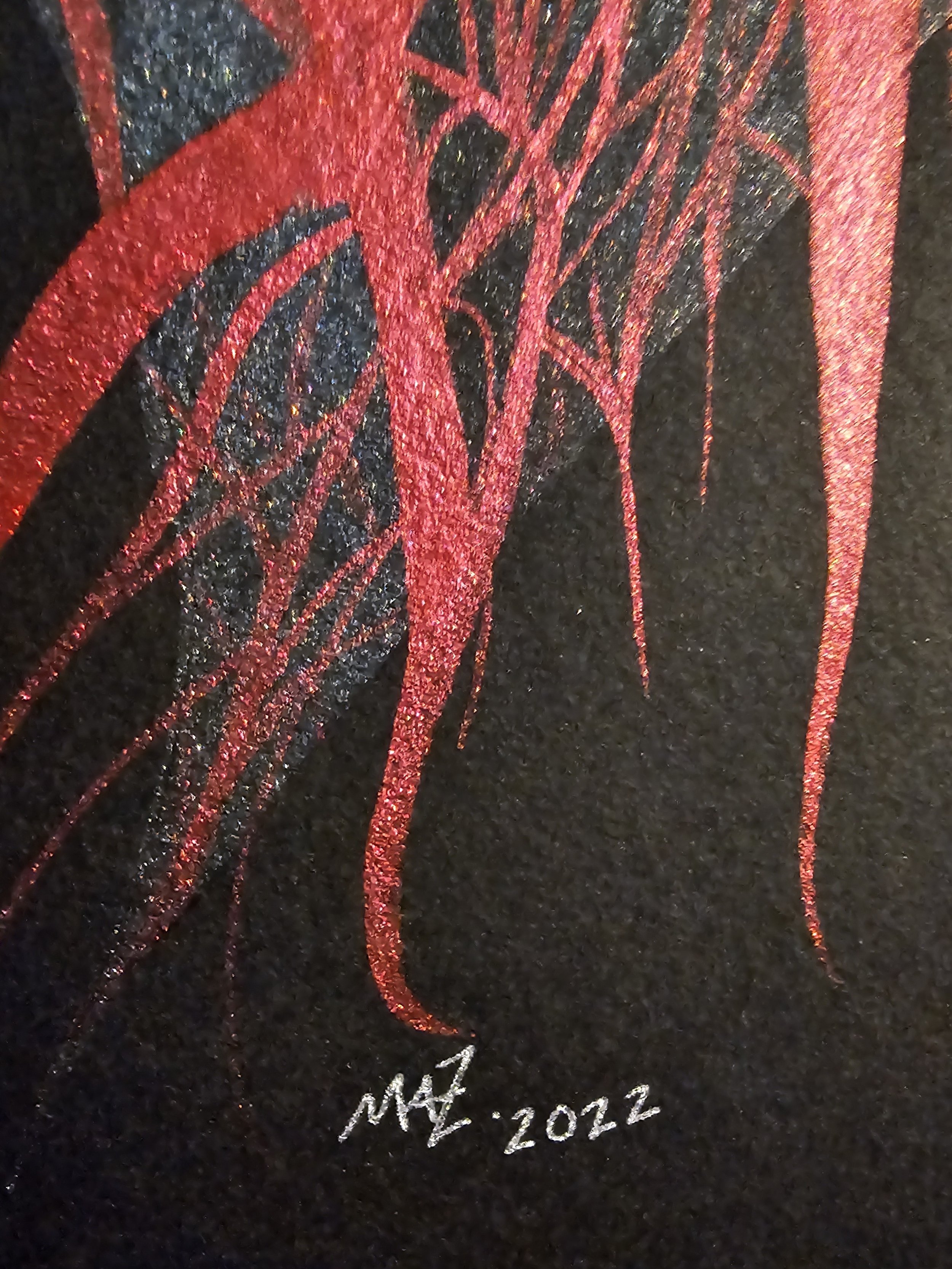 venomous heart, heart, heart art, watercolor heart, original art