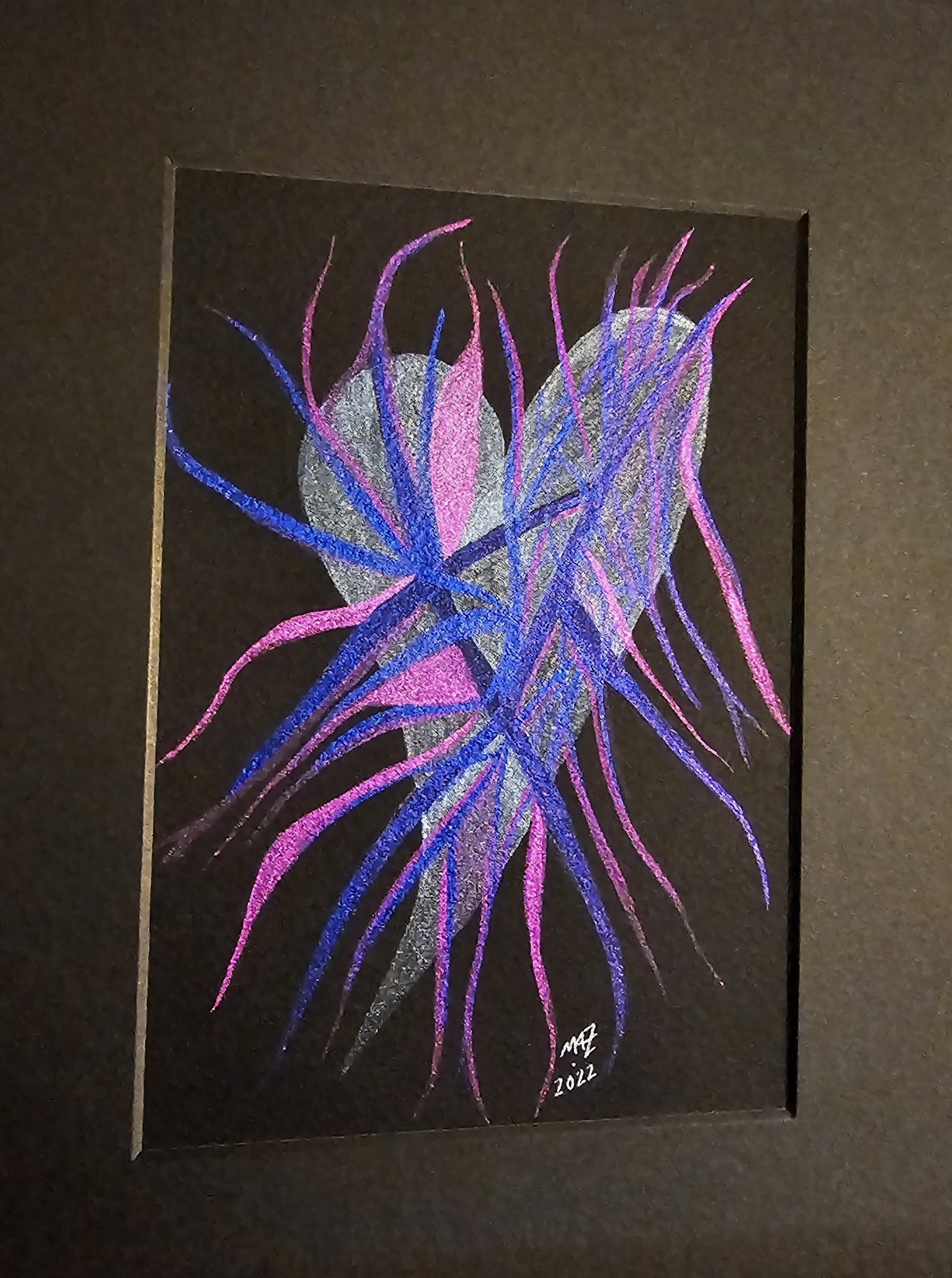 venomous heart, heart, heart art, watercolor heart, original art