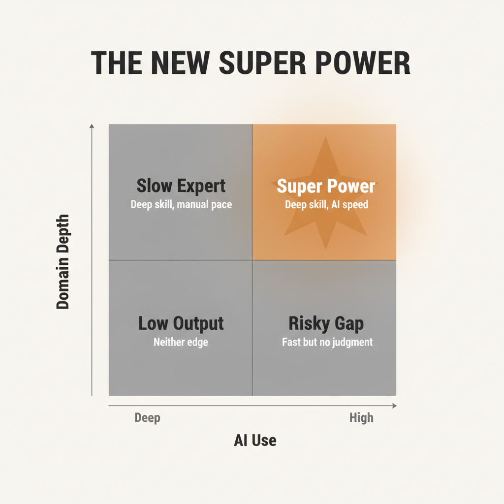 Specialized Knowledge is the New Superpower. The Tool is Just an Enabler