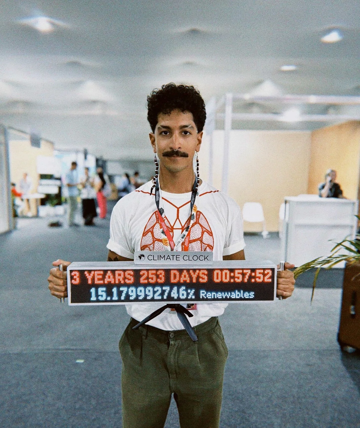 Activist @margemdorio is part of the @entertainmentculturepavilion team and he has fostered relevant discussions on greenwashing and colonial perspectives towards the Amazon and its people. Over next days, we hope that climate urgency becomes as clea