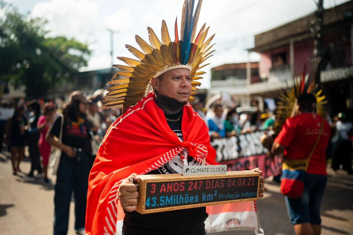 &ldquo;The answer is us&rdquo; was the main reminder from the indigenous march today in Bel&eacute;m. It marked the beginning of day one of #COP30 second week. Thousands of indigenous communities from different parts of the world joined the march to 