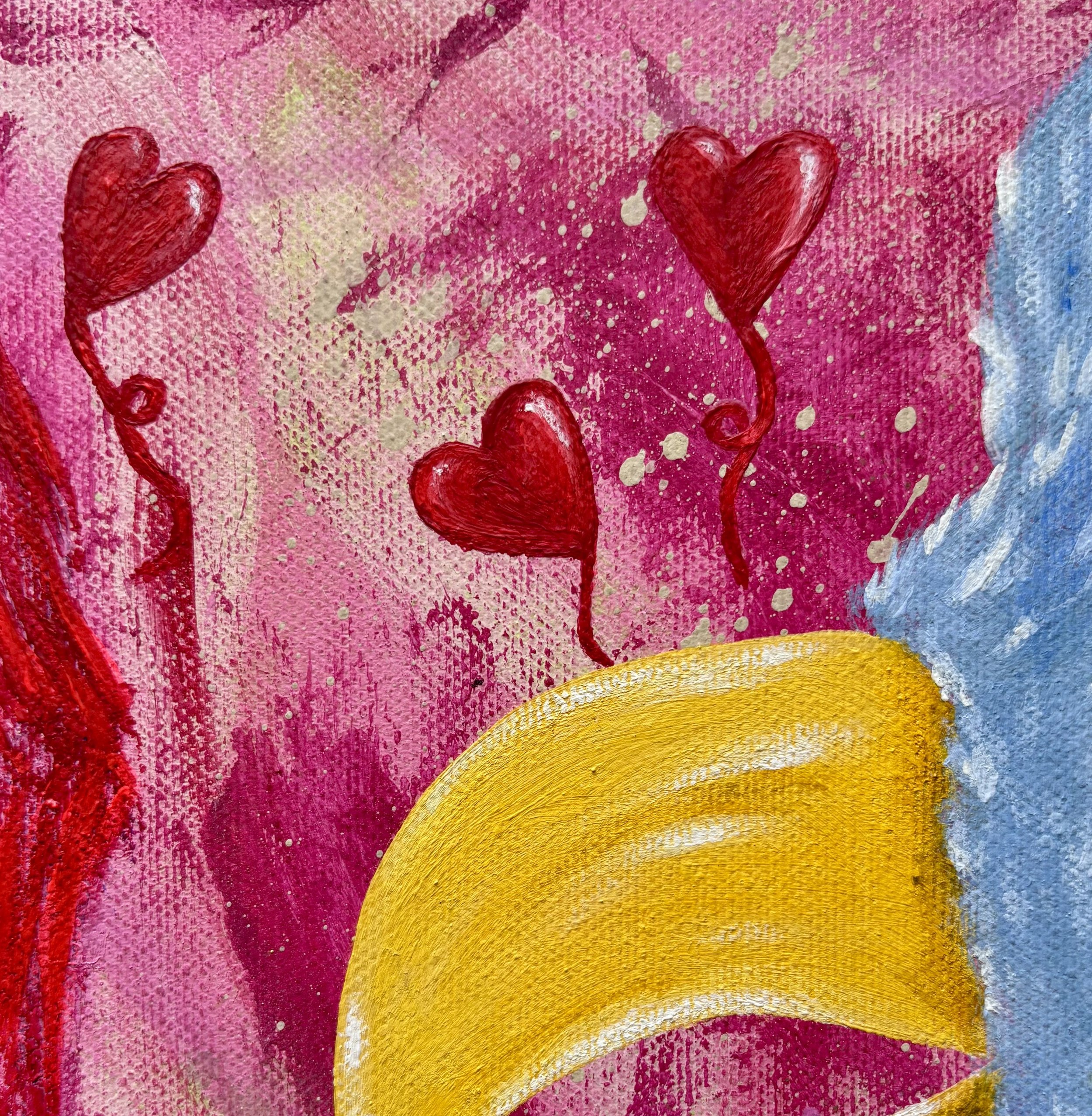 Painting "Do you love me?" by Axelle Salvage
