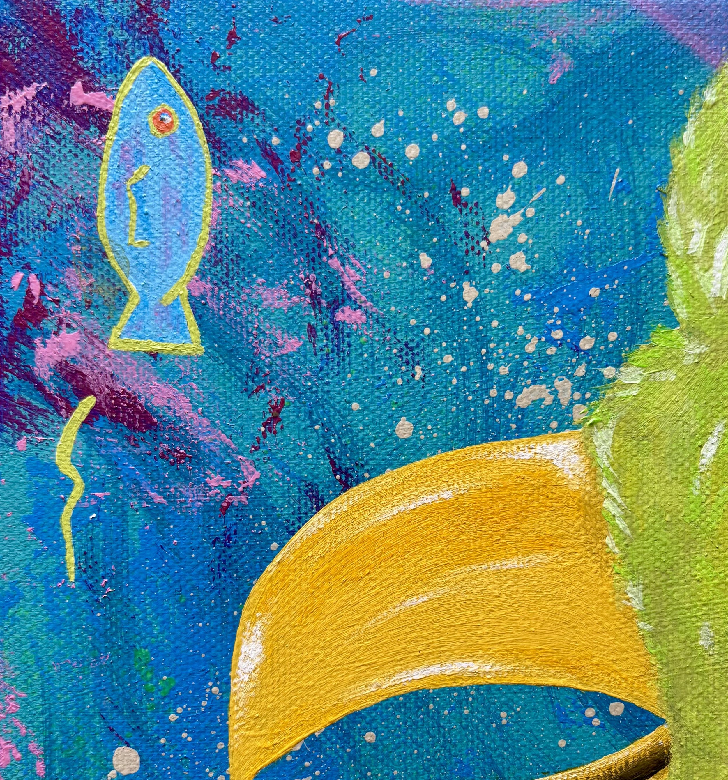 Painting "Underwater" by Axelle Salvage