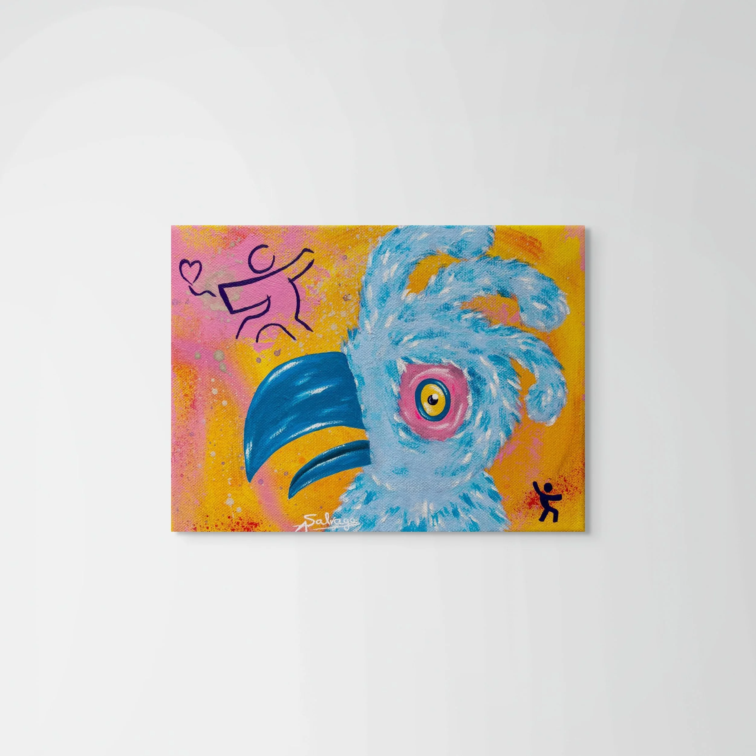 Twin I painting by Axelle Salvage