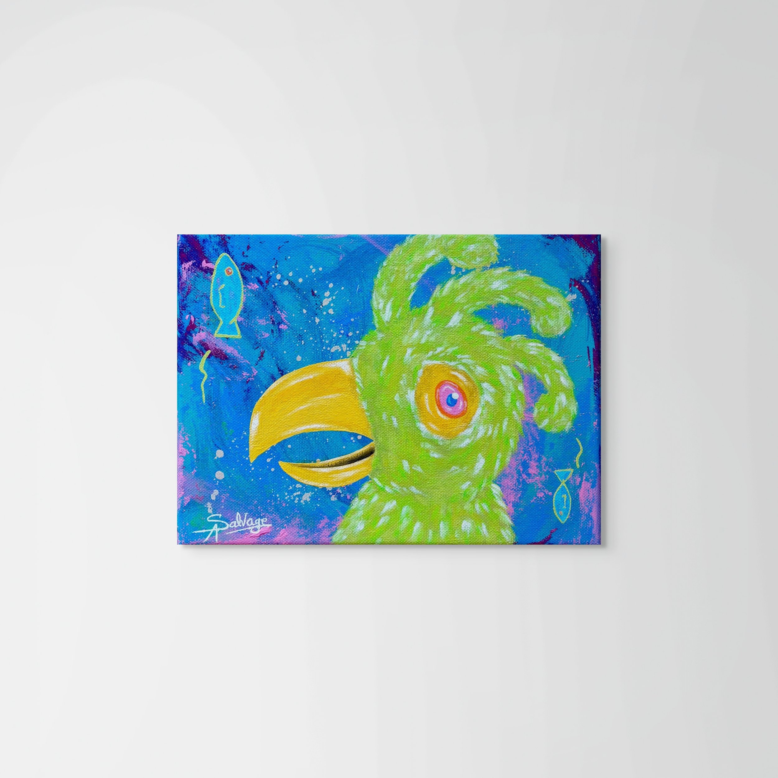 Painting "Underwater" by Axelle Salvage