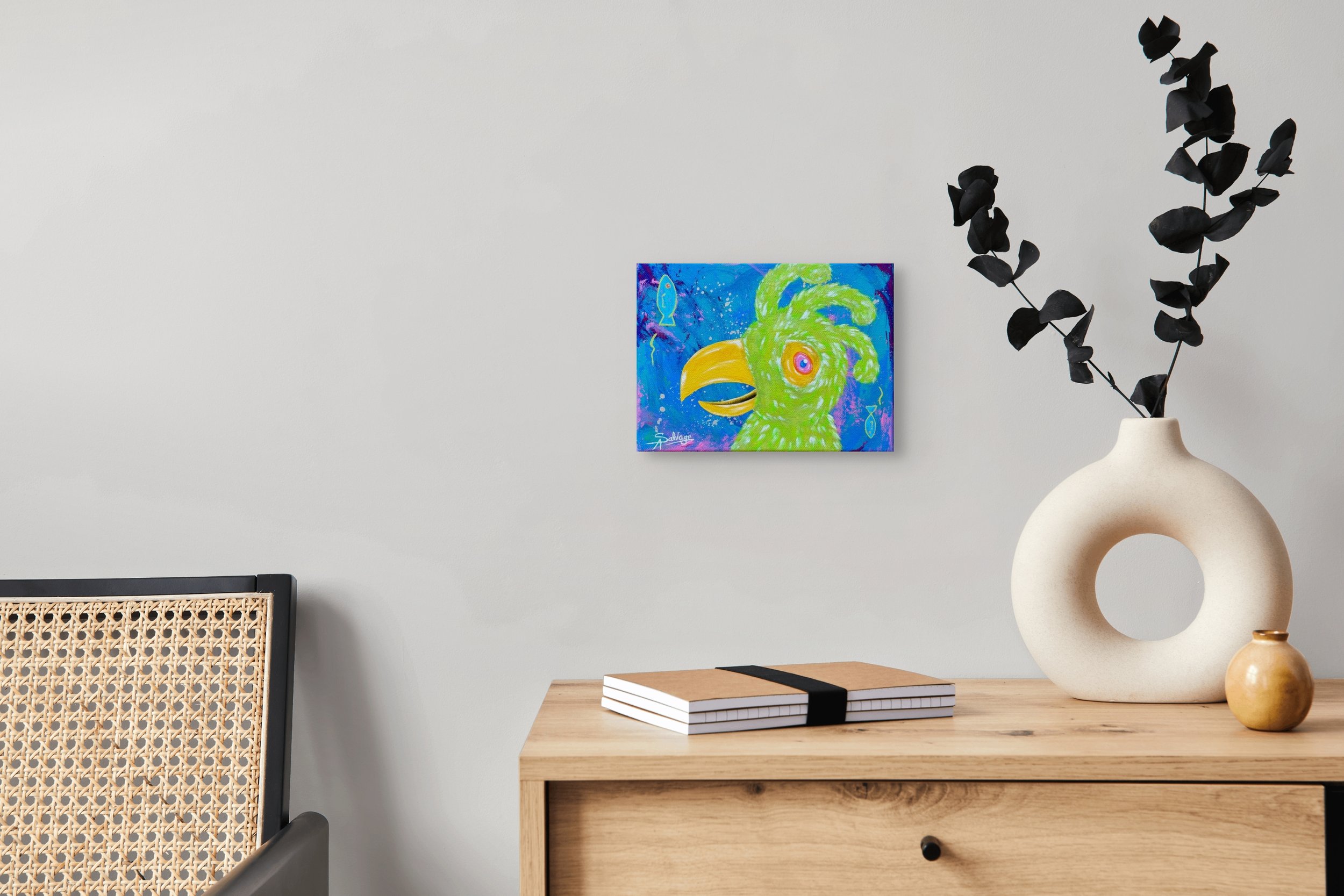 Painting "Underwater" by Axelle Salvage