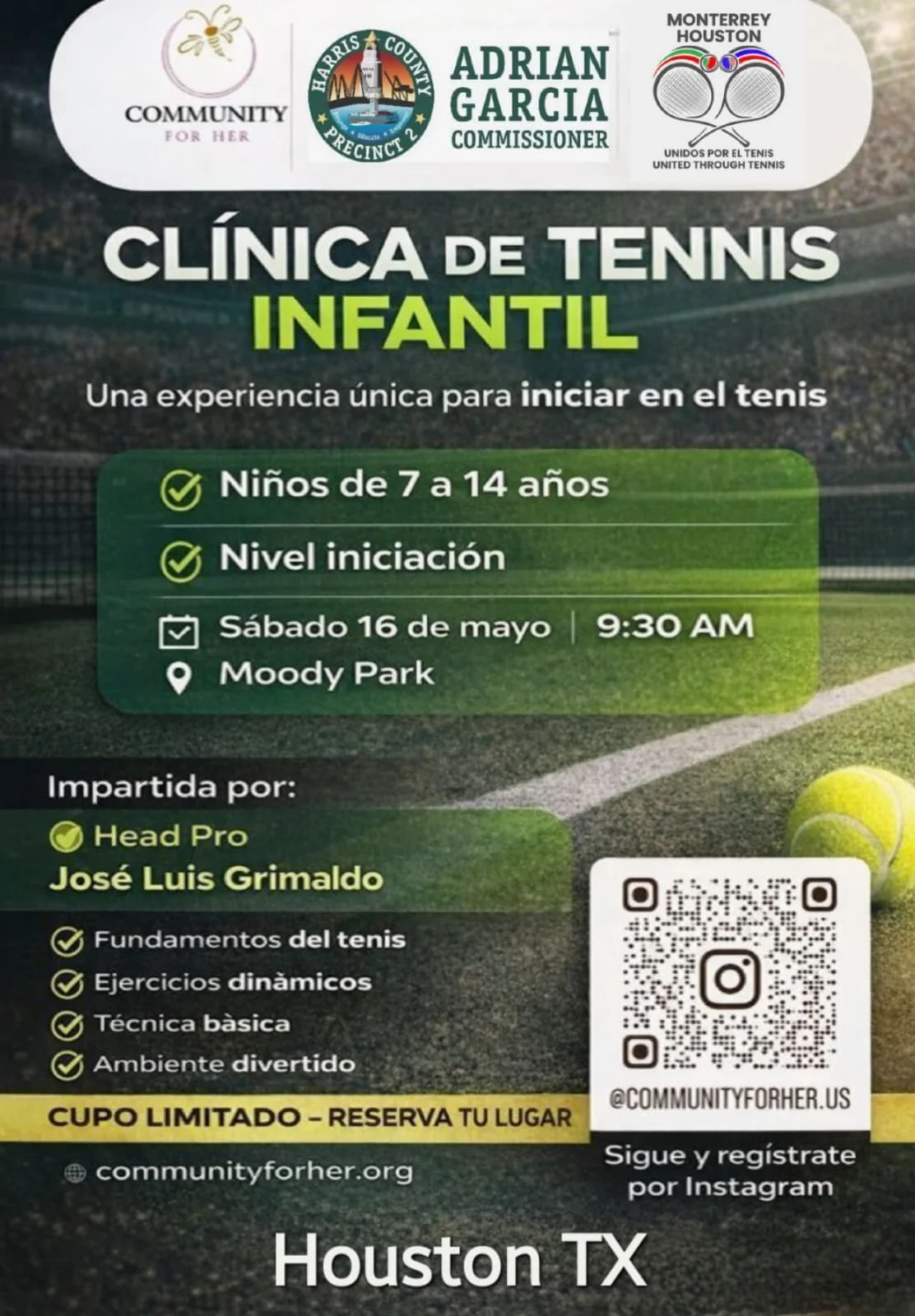 Houston Clinic Tennis Free