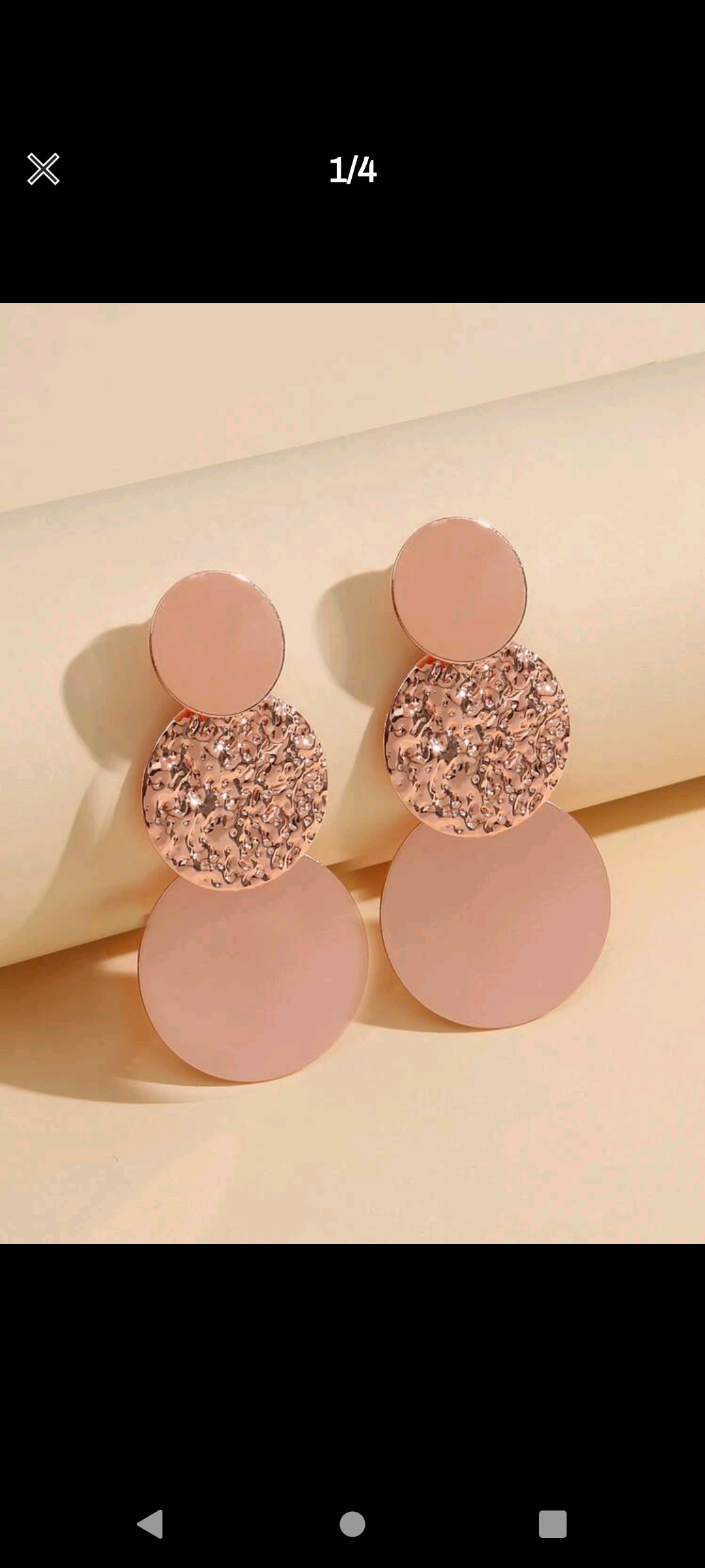 Circle stack Earring