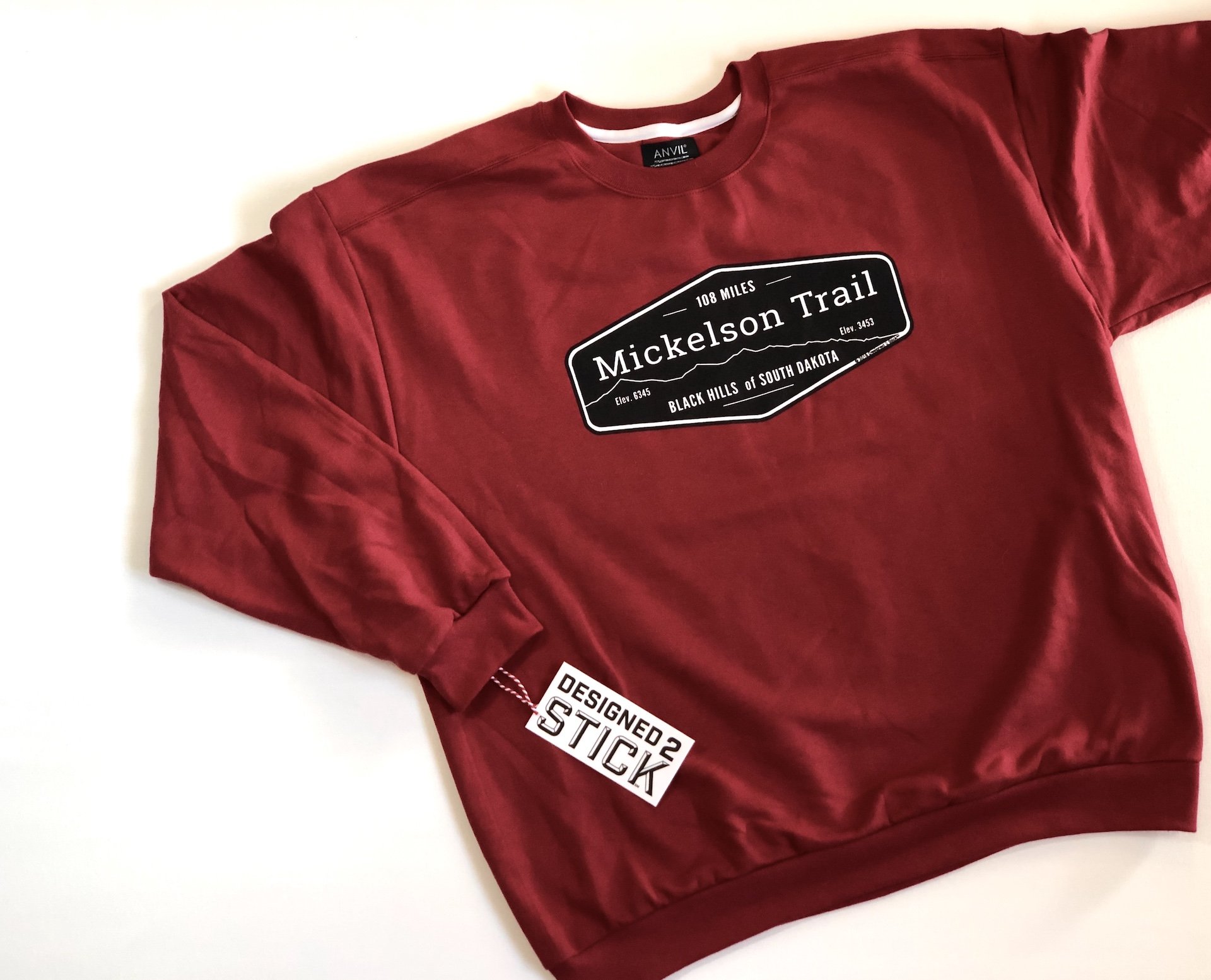Mickelson Trail Sweatshirt red