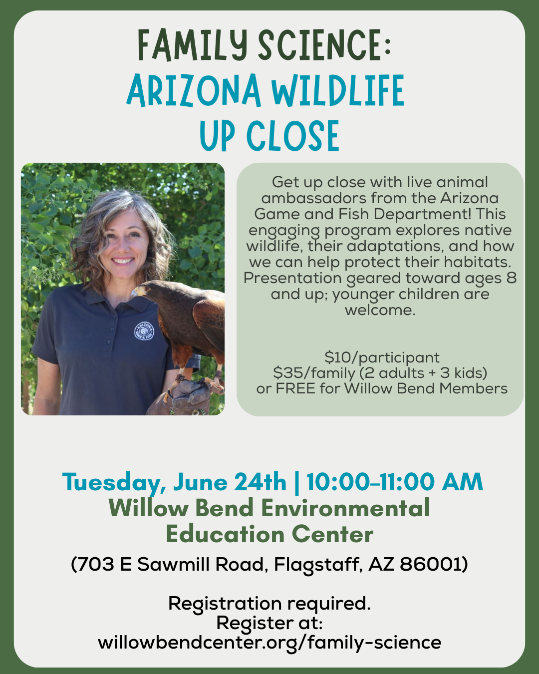 Family Science: AZ Wildlife Up Close