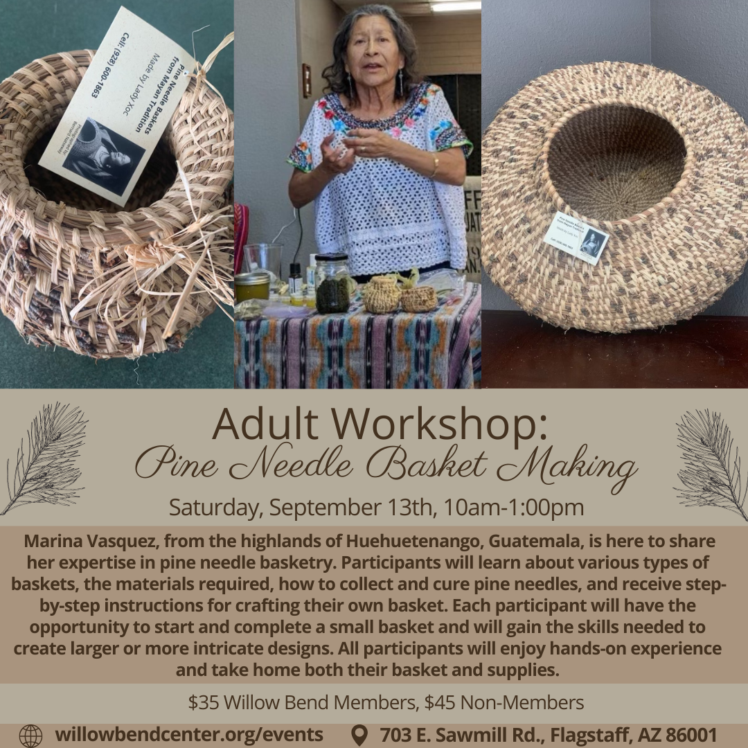 Adult Workshop: Pine Needle Basketmaking