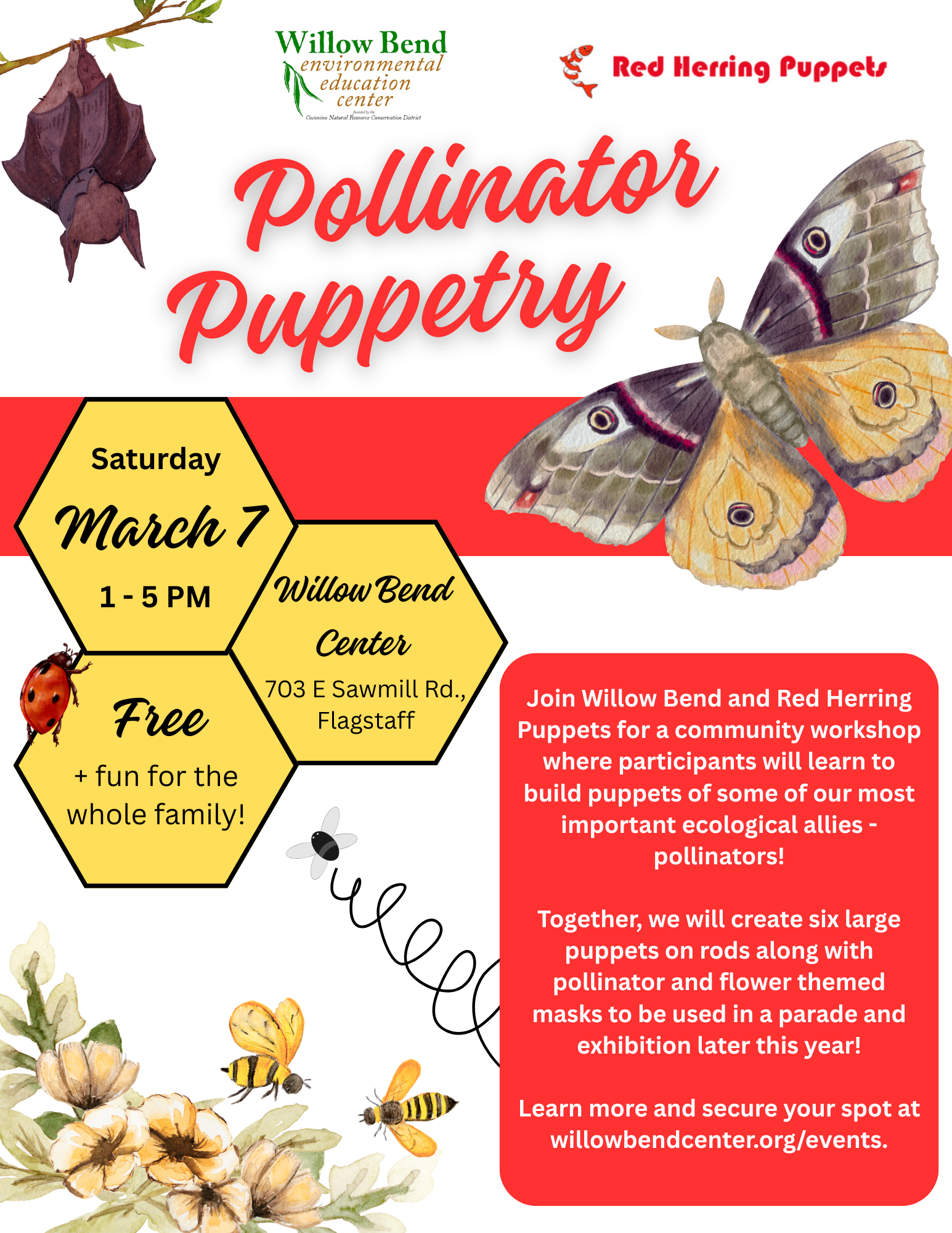 Pollinator Puppet Making Workshop