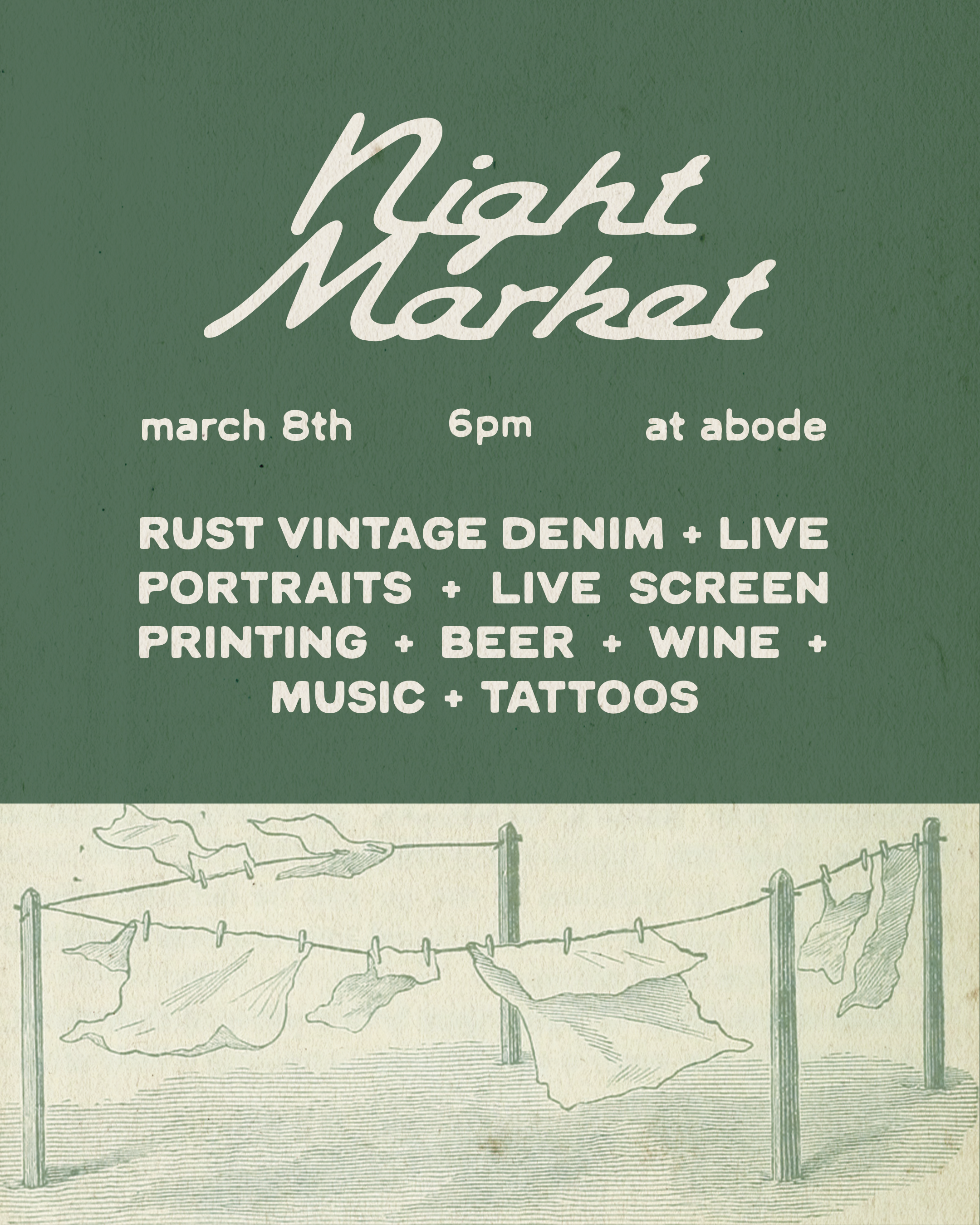 Night Market at Abode!