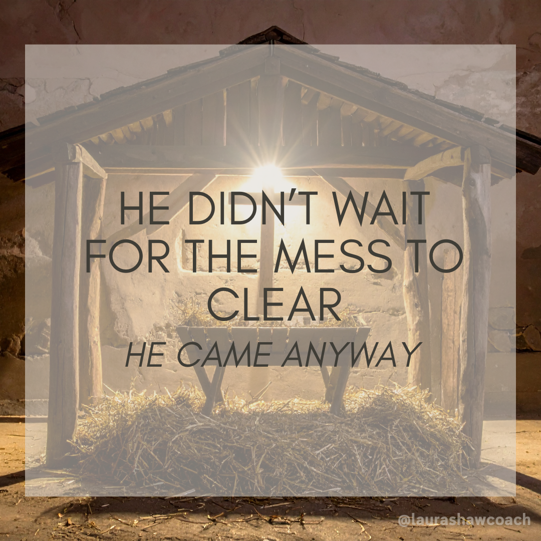 He Didn’t Wait for the Mess to Clear, He Came Anyway