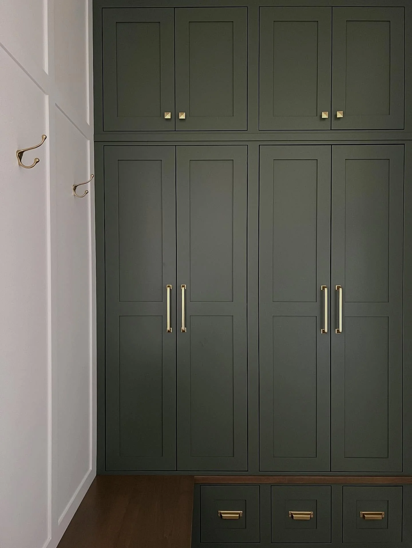 Because if you have to store coats and shoes, you might as well make it beautiful!