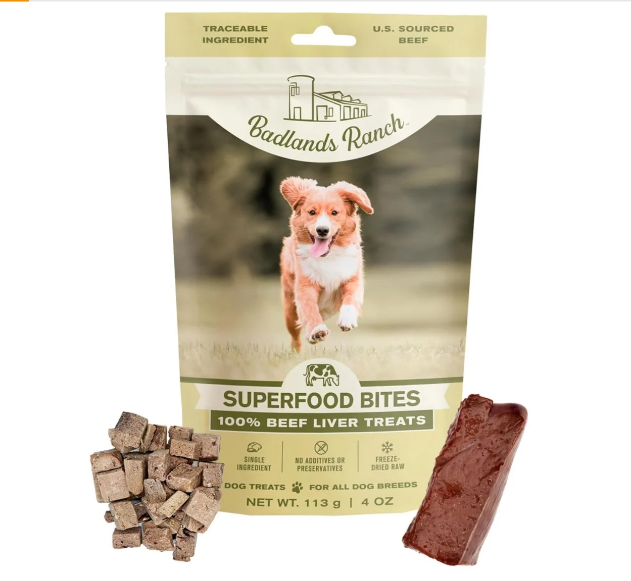 Badlands Ranch Beef Liver Dog Treats