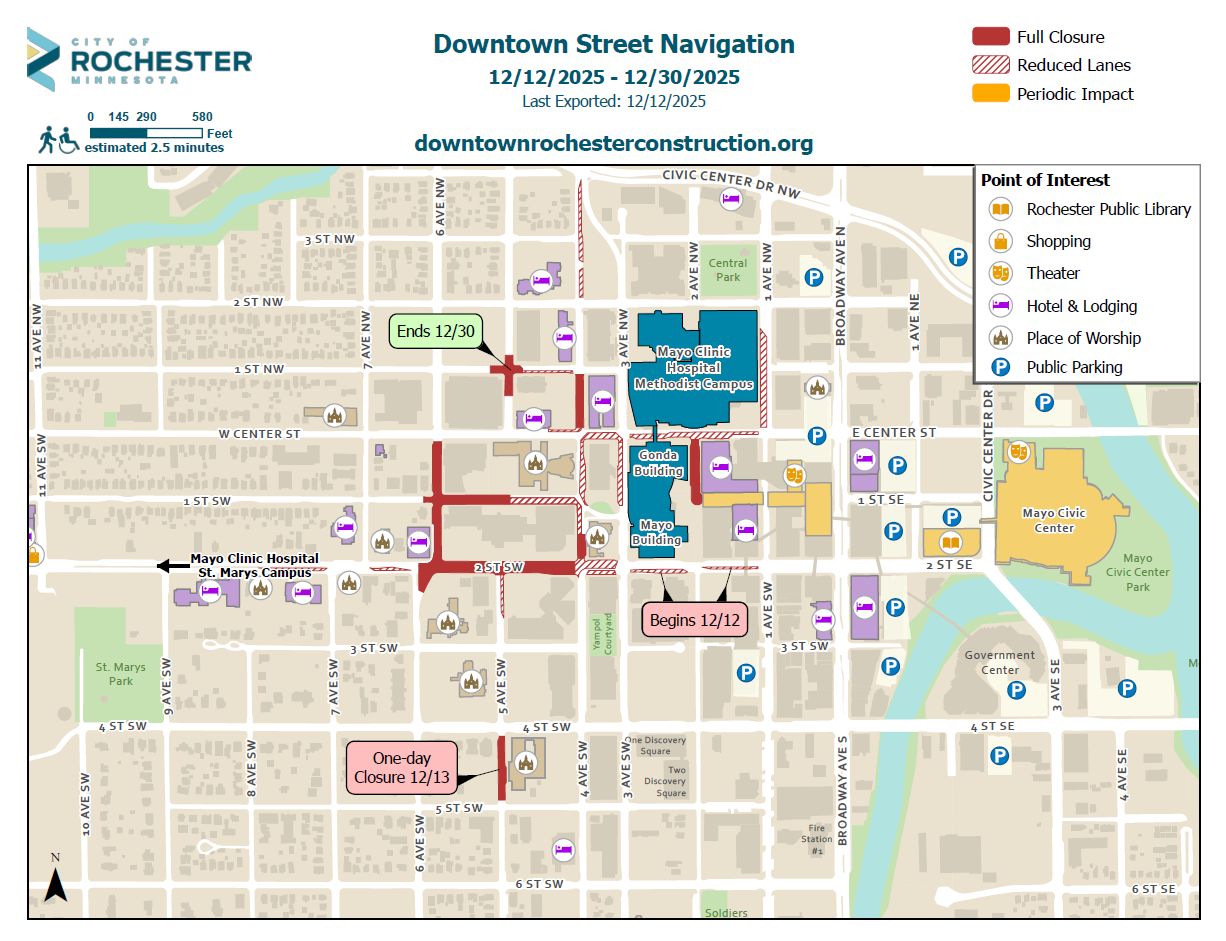 Navigating Downtown Rochester MN During Construction