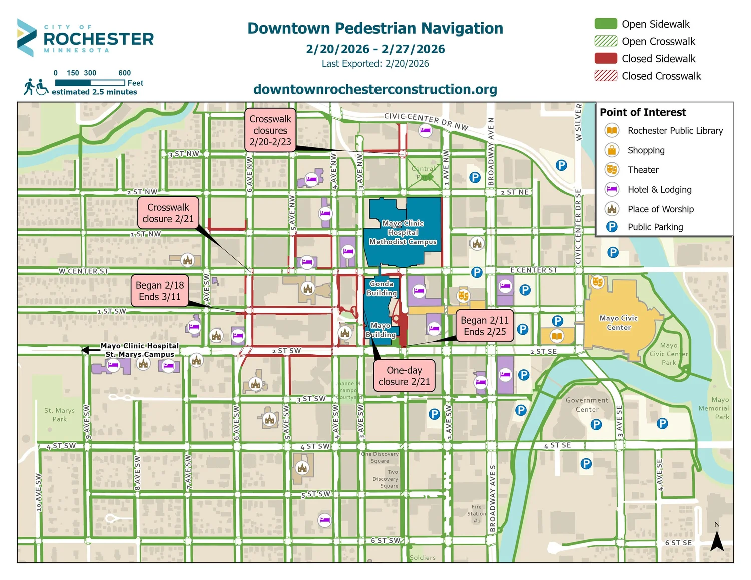 Navigating Downtown Rochester MN During Construction