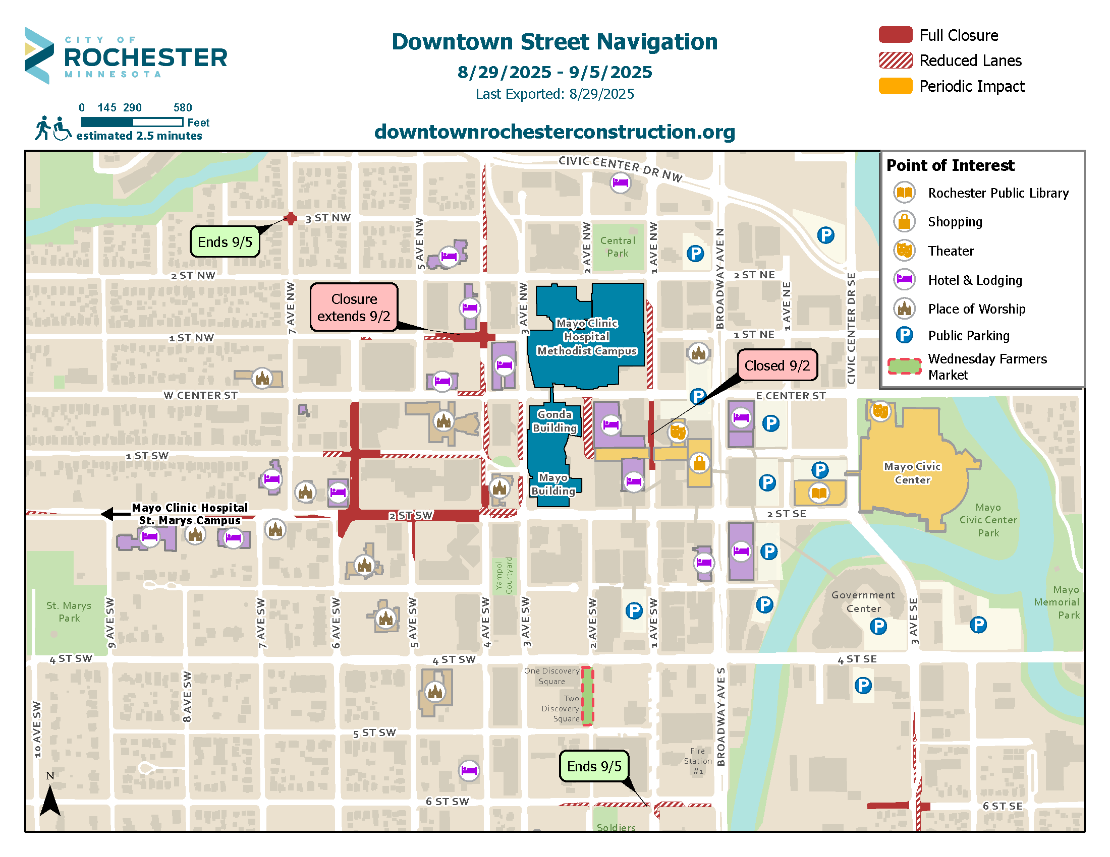 Navigating Downtown Rochester MN During Construction