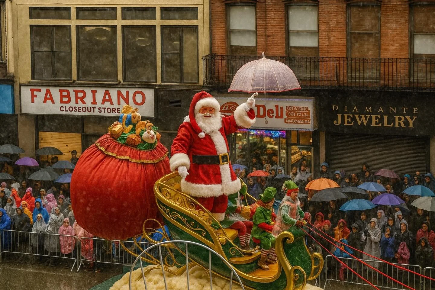 🎅✨ Santa at the Macy&rsquo;s Thanksgiving Day Parade in NYC!
Rain or shine, the holiday magic never stops. Caught this festive moment from above as @patadecnyc brought Santa through the streets of Manhattan.
Nothing kicks off the Christmas season li