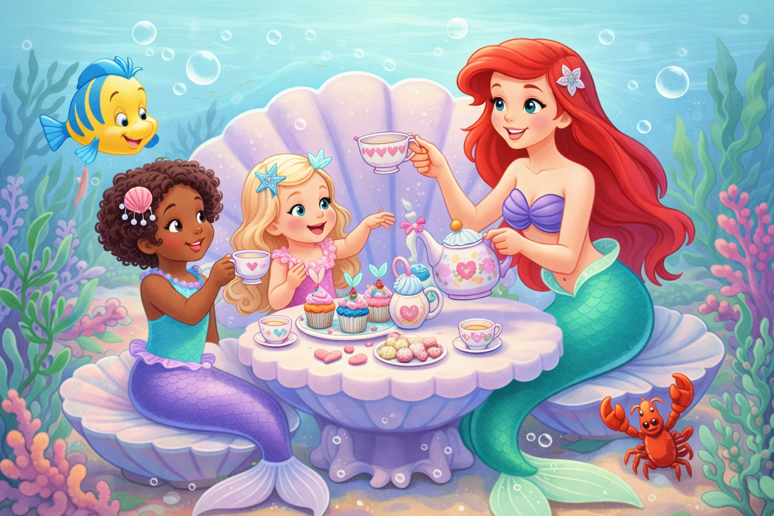 Toddler Tea By The Sea :Ariel– Newport Beach