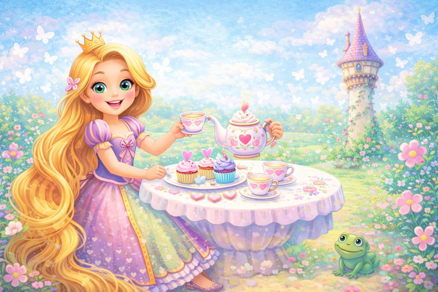Toddler Tea By The Sea : Princess Rapunzel– Newport Beach 