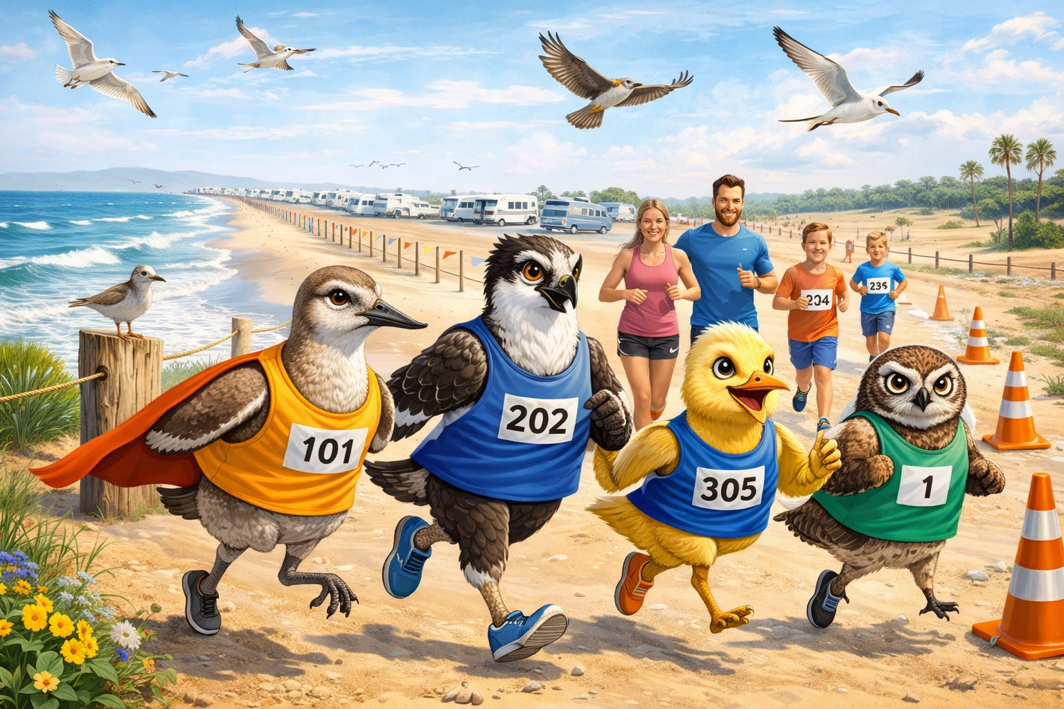 Running Is For The Birds — Earth Day 5K & 10K — Huntington Beach