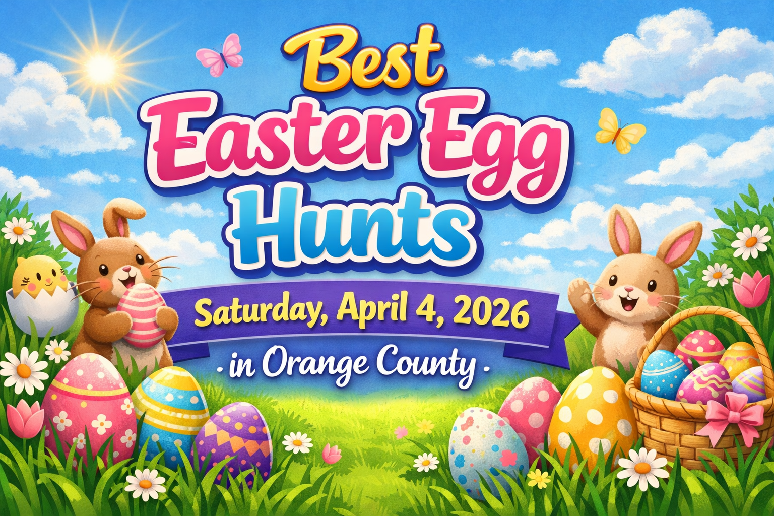 14 Easter Egg Hunts in Orange County – Saturday, April 4, 2026