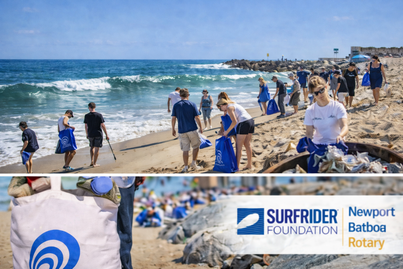 Beach Cleanup at The Wedge — Newport Beach