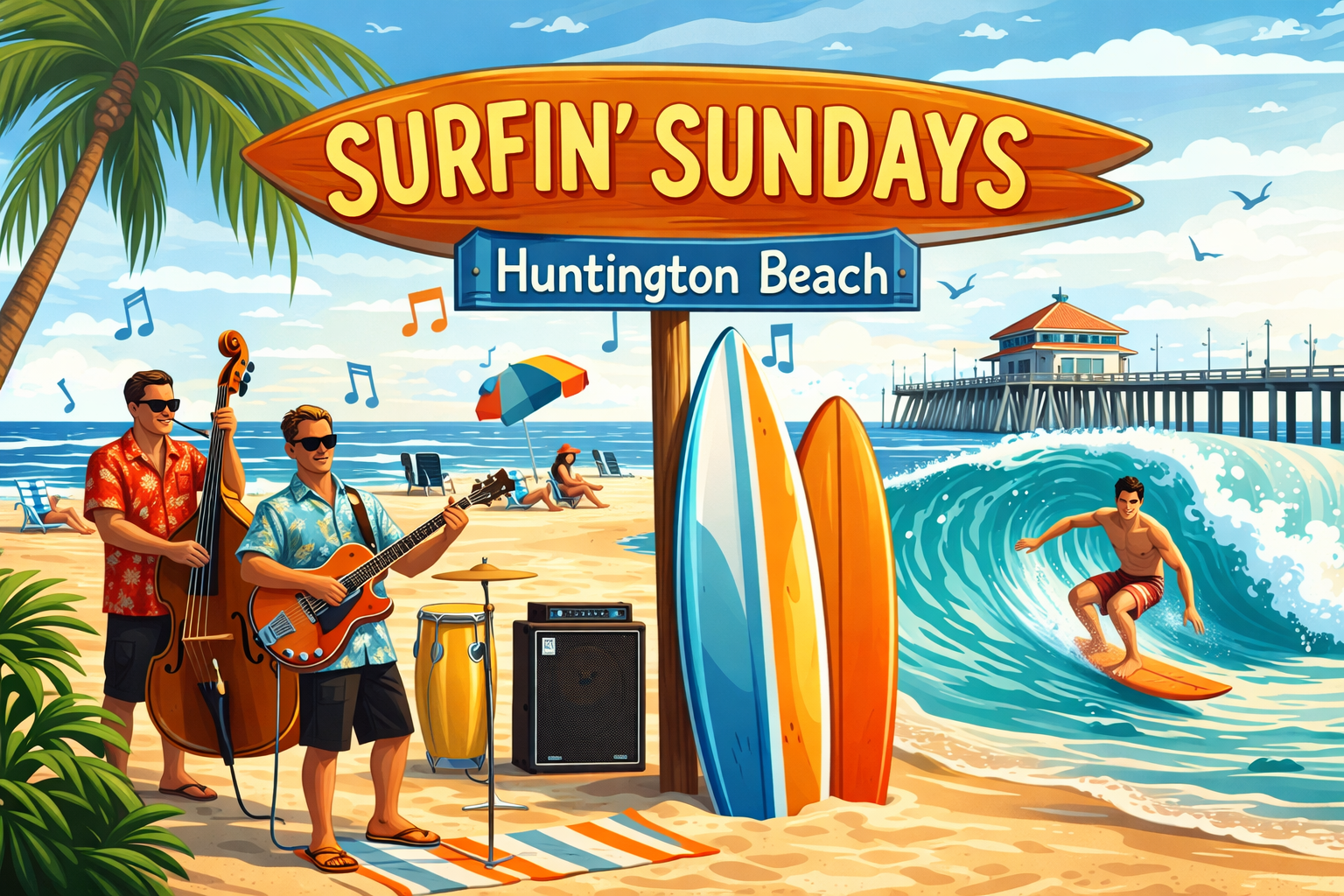 Surfin’ Sundays — Huntington Beach